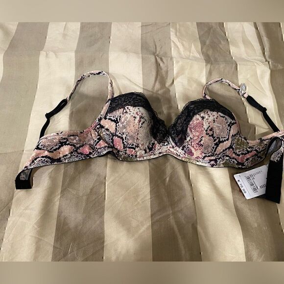 TEZENIS Bra WIEN Pink Snake 3B 80B 36B 1RI1128 New With Tags - Picture 3 of 7